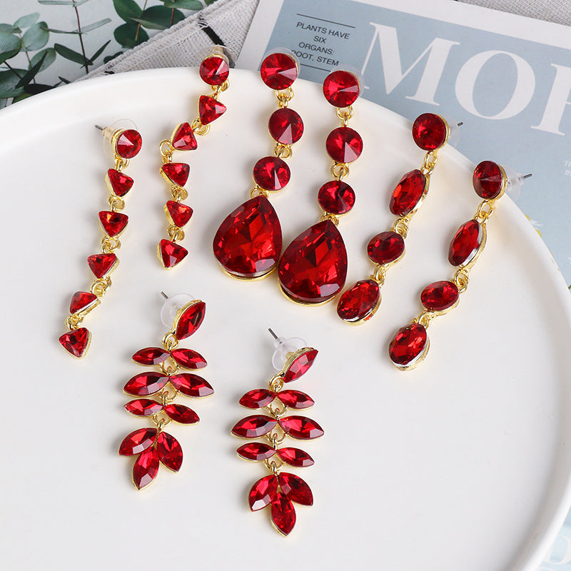 Redline Long Earring