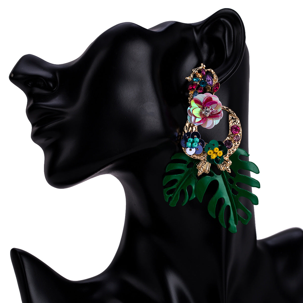 Monsaic Flower Earring
