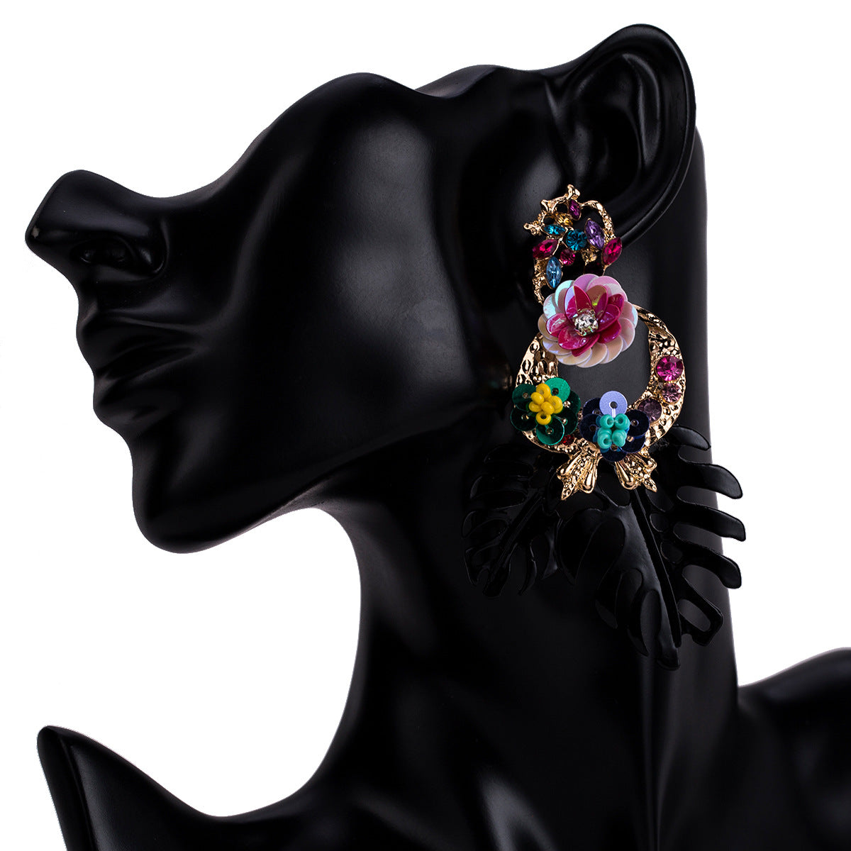 Monsaic Flower Earring