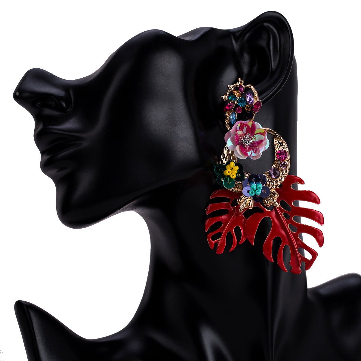 Monsaic Flower Earring