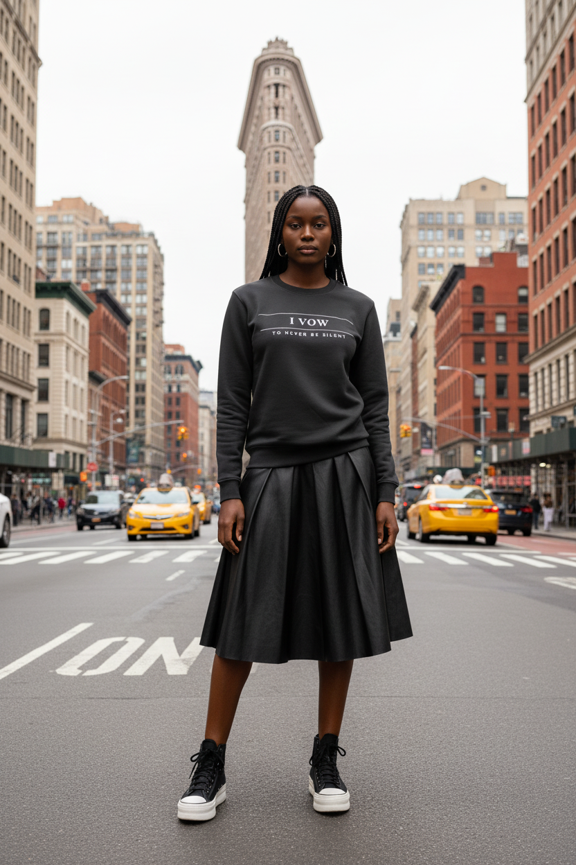 I Vow to Never Be Silent — Adult Crewneck Sweatshirt