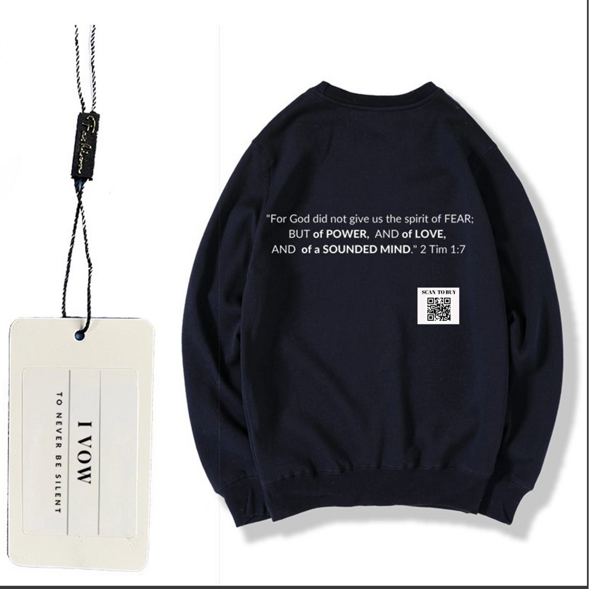I Vow to Never Be Silent — Adult Crewneck Sweatshirt