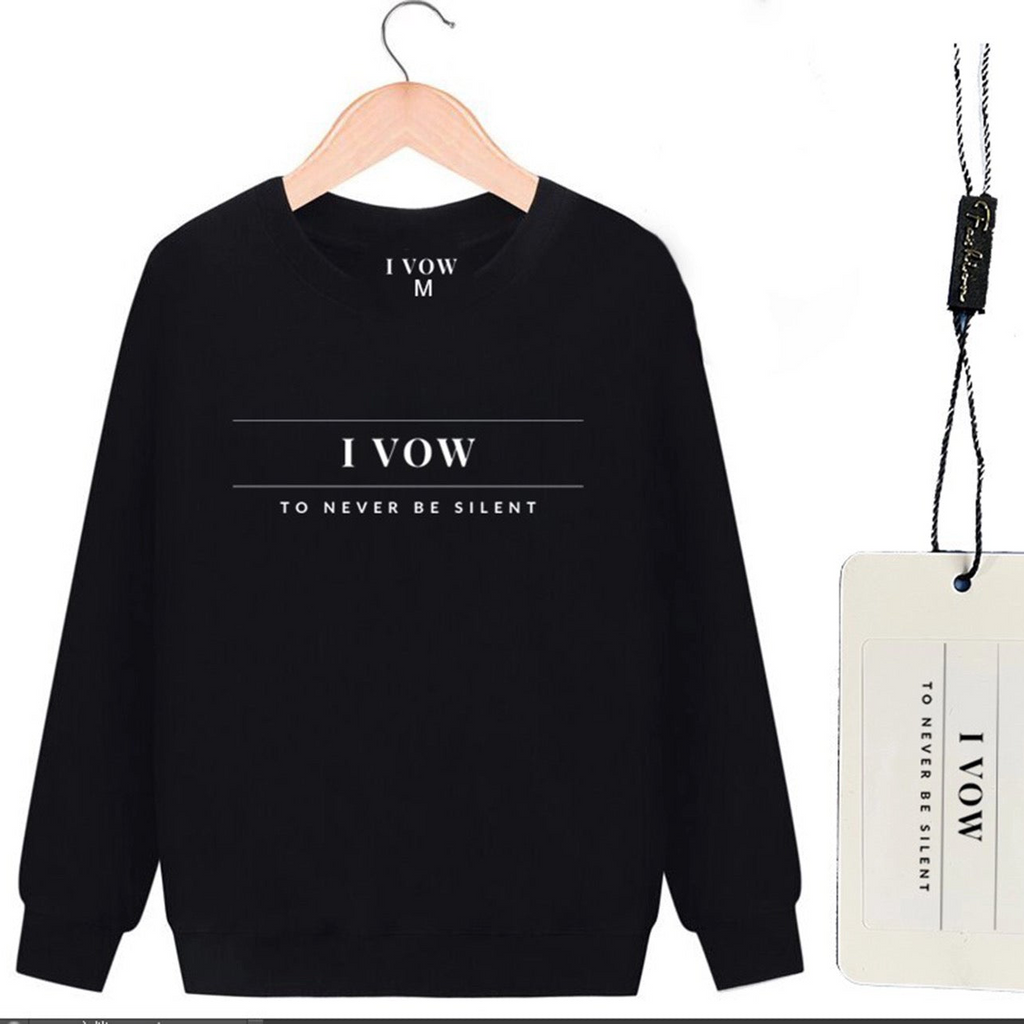 I Vow to Never Be Silent — Adult Crewneck Sweatshirt