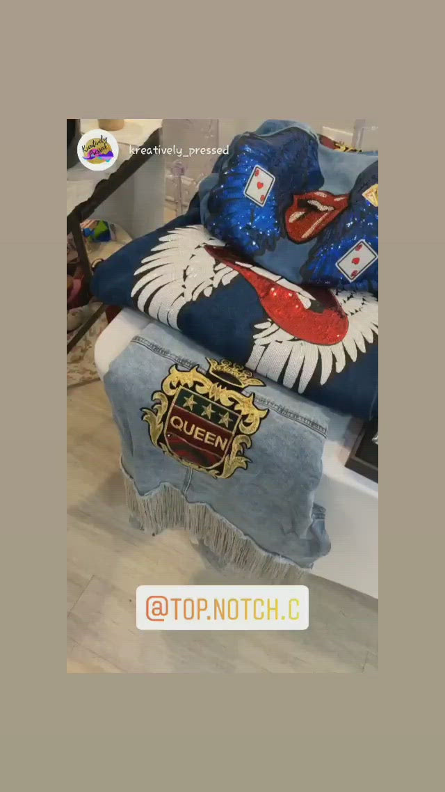 Angels Crown Denim  Blue