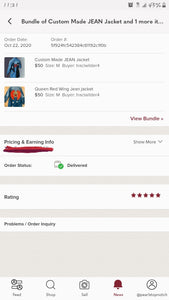 Pretty Red Lips Sequin Wings Denim Jacket