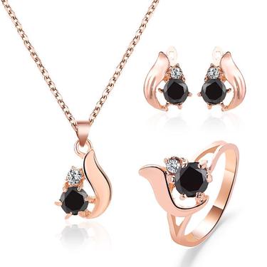 Obsidian Drop Jewelry set - TopNotch{C}