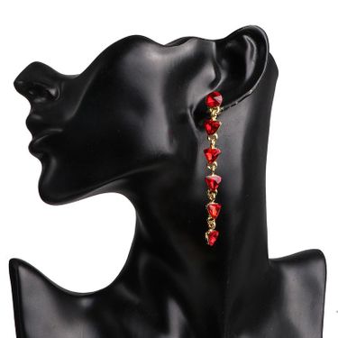 Redline Long Earring