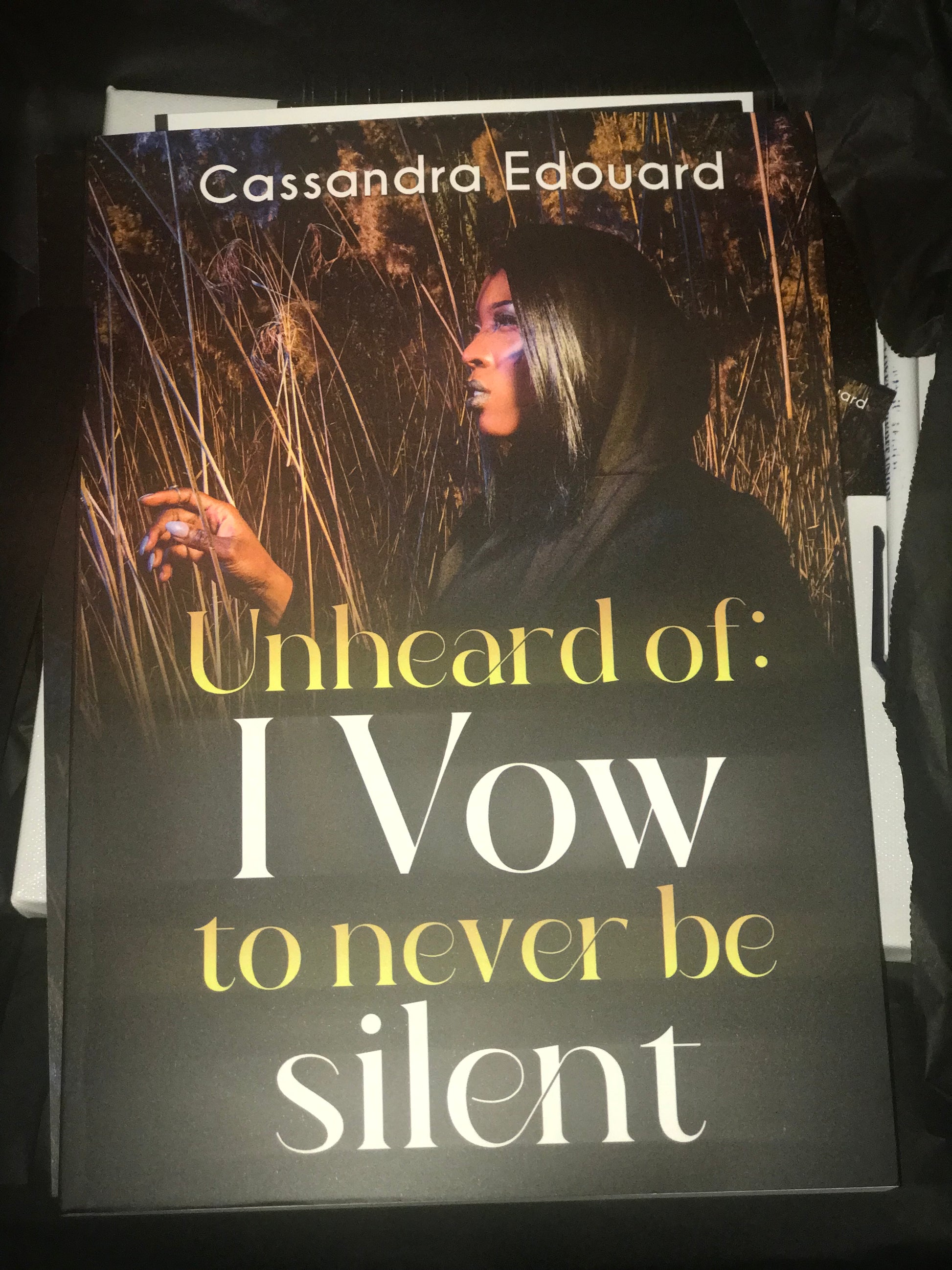Unheard of: I Vow to never be silent book